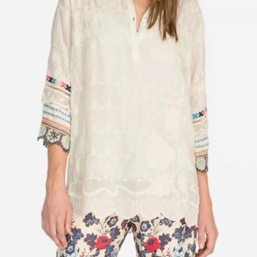 Oversized XS Johnny Was Mayu Tunic